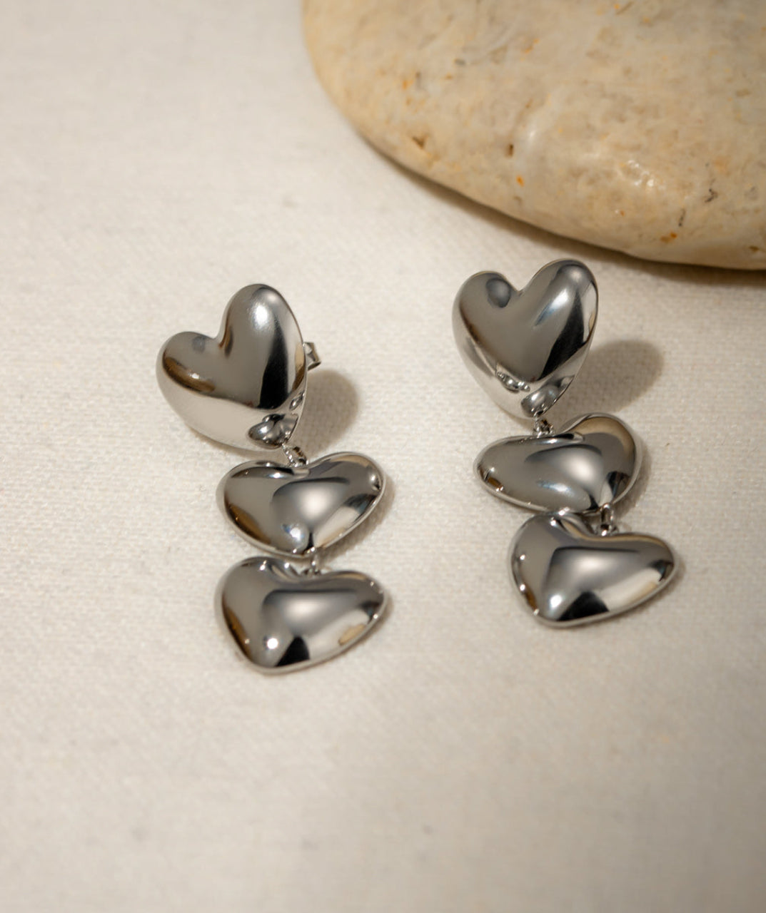 Heart Charm Earrings