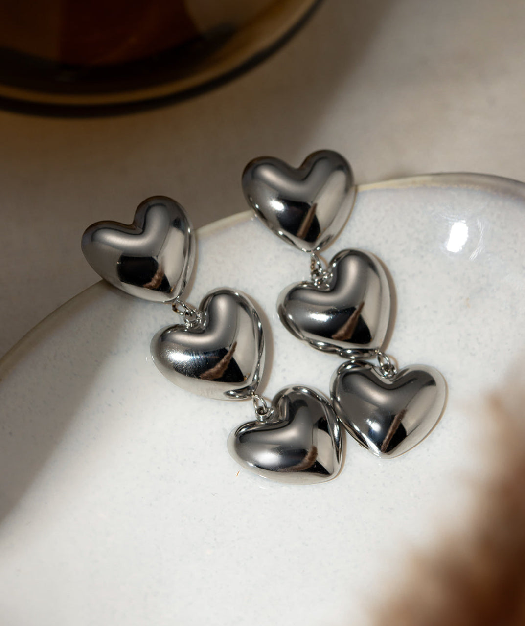 Heart Charm Earrings