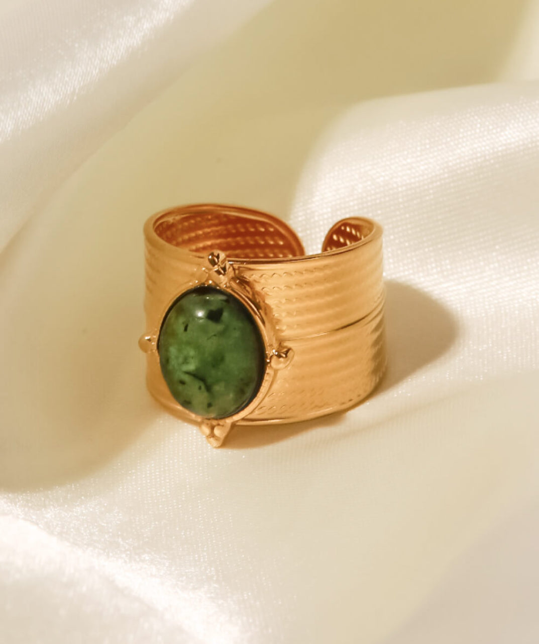 Nature Stone Open Ring