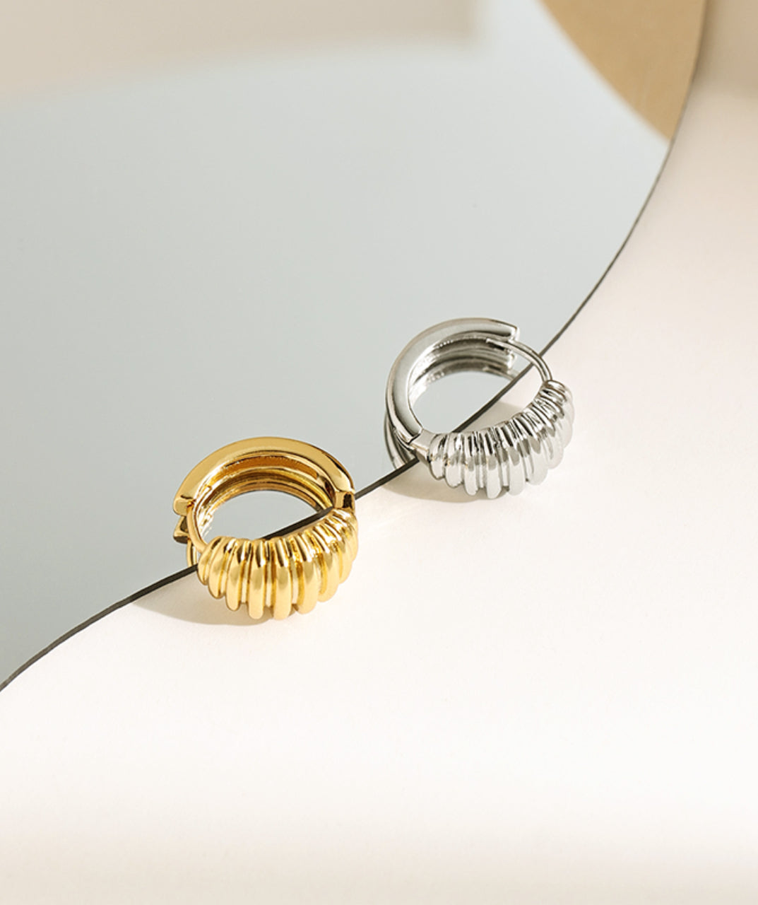 Helical Hoop Earrings