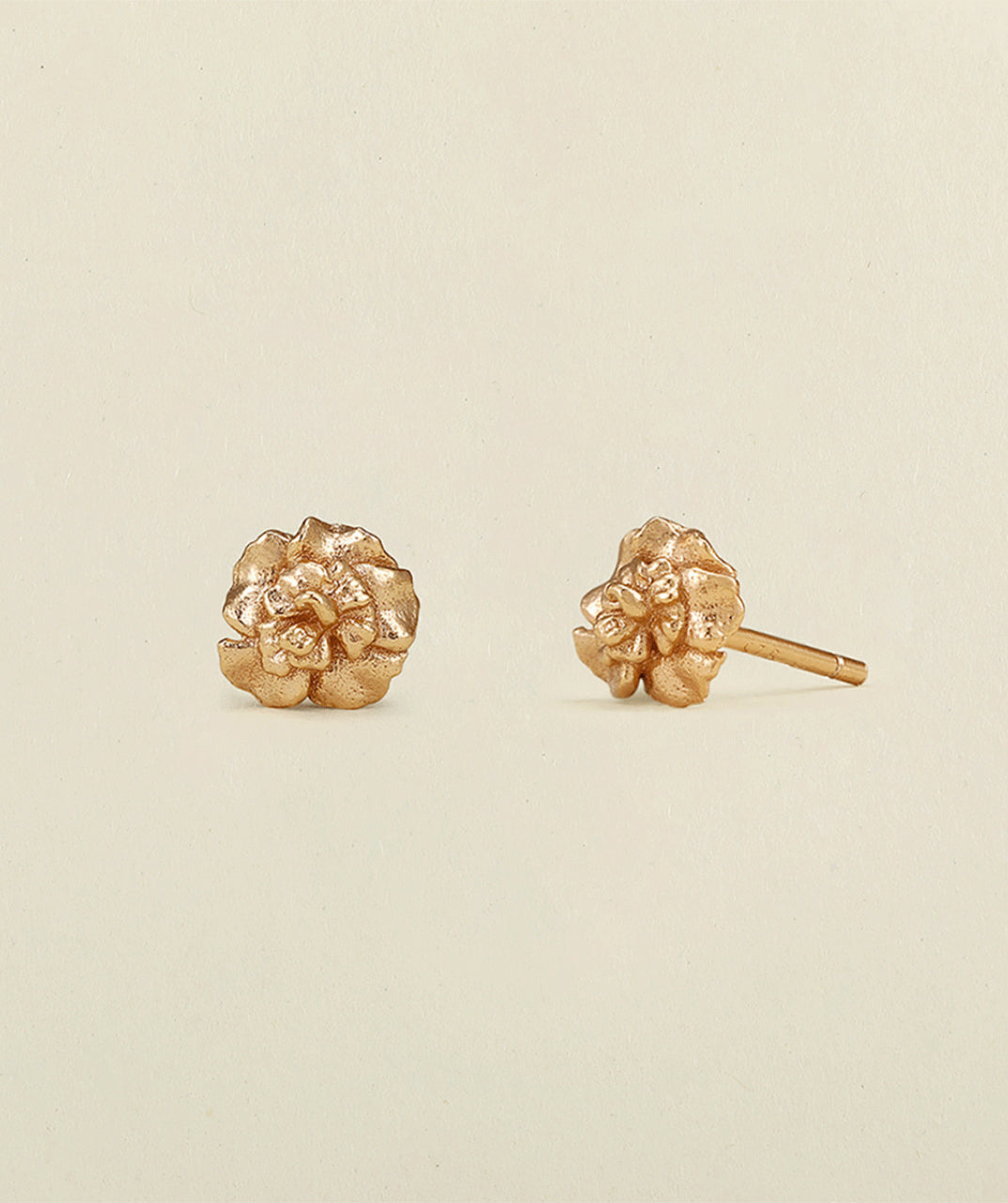 Copper Plated Stud Earrings