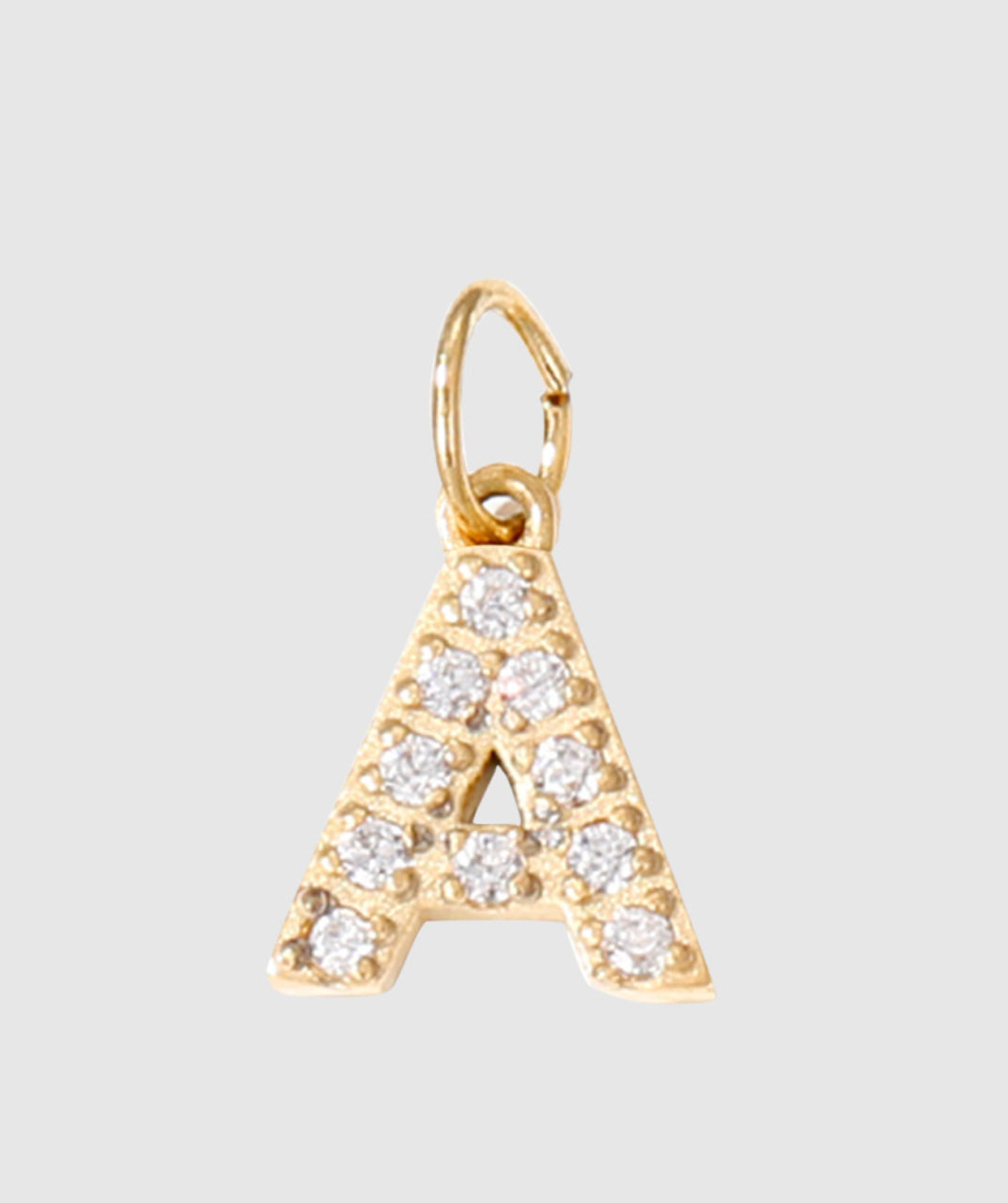 Diamond Letter Charm