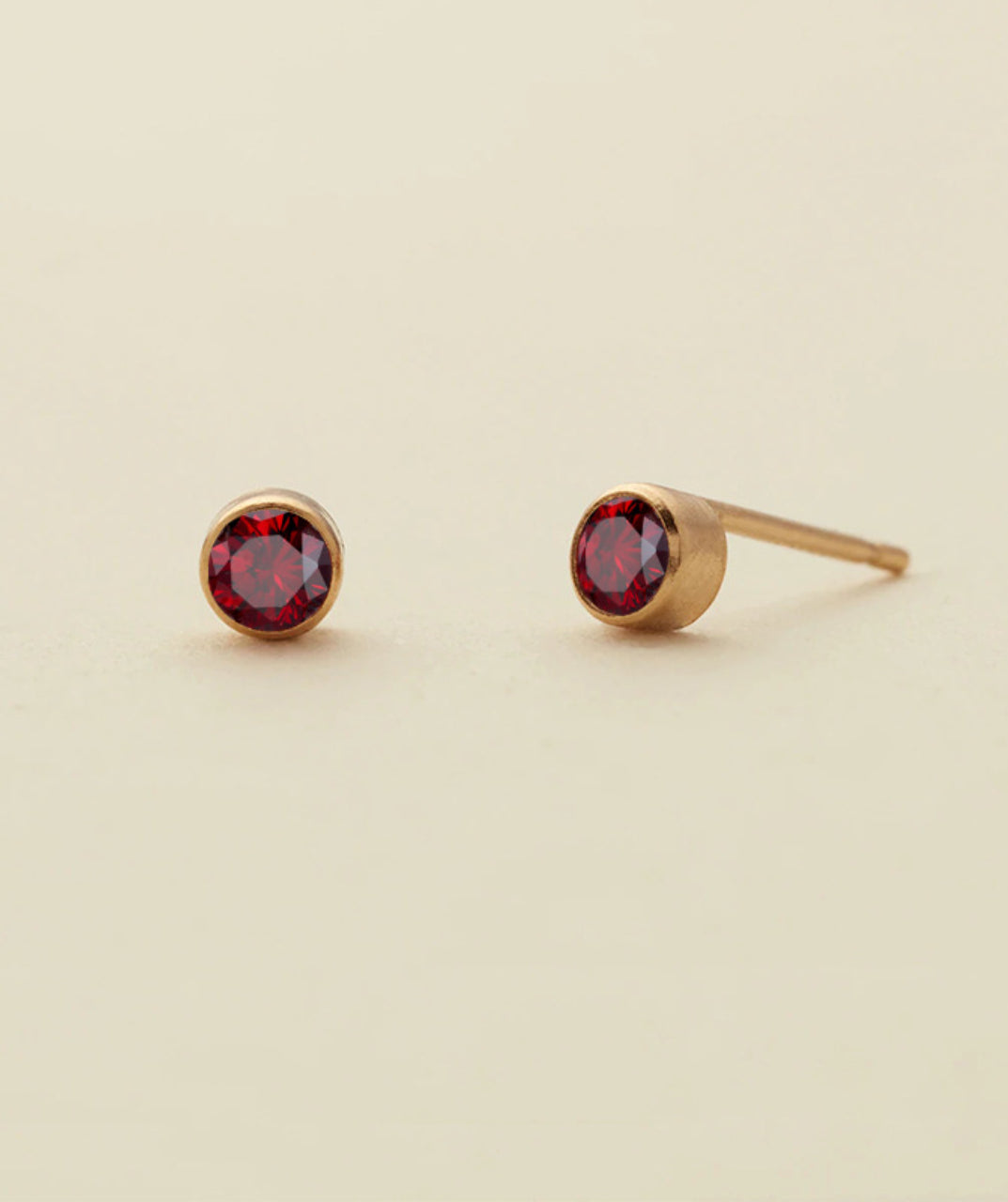 Birthstone Stud Earrings