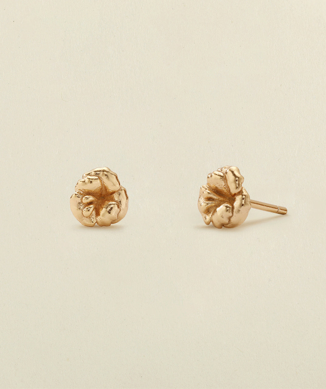 Copper Plated Stud Earrings