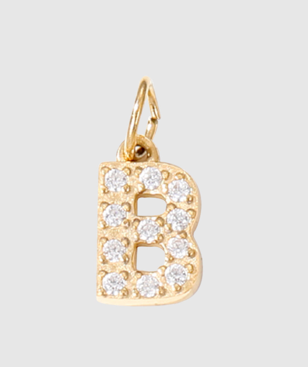 Diamond Letter Charm