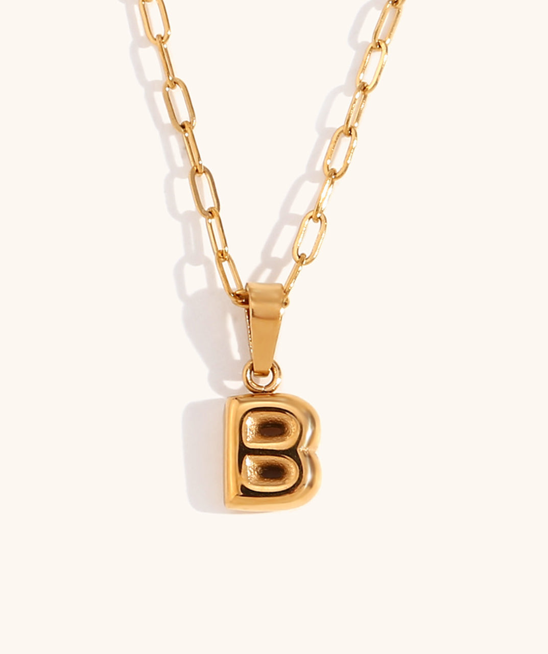 Letter Pendant Necklace