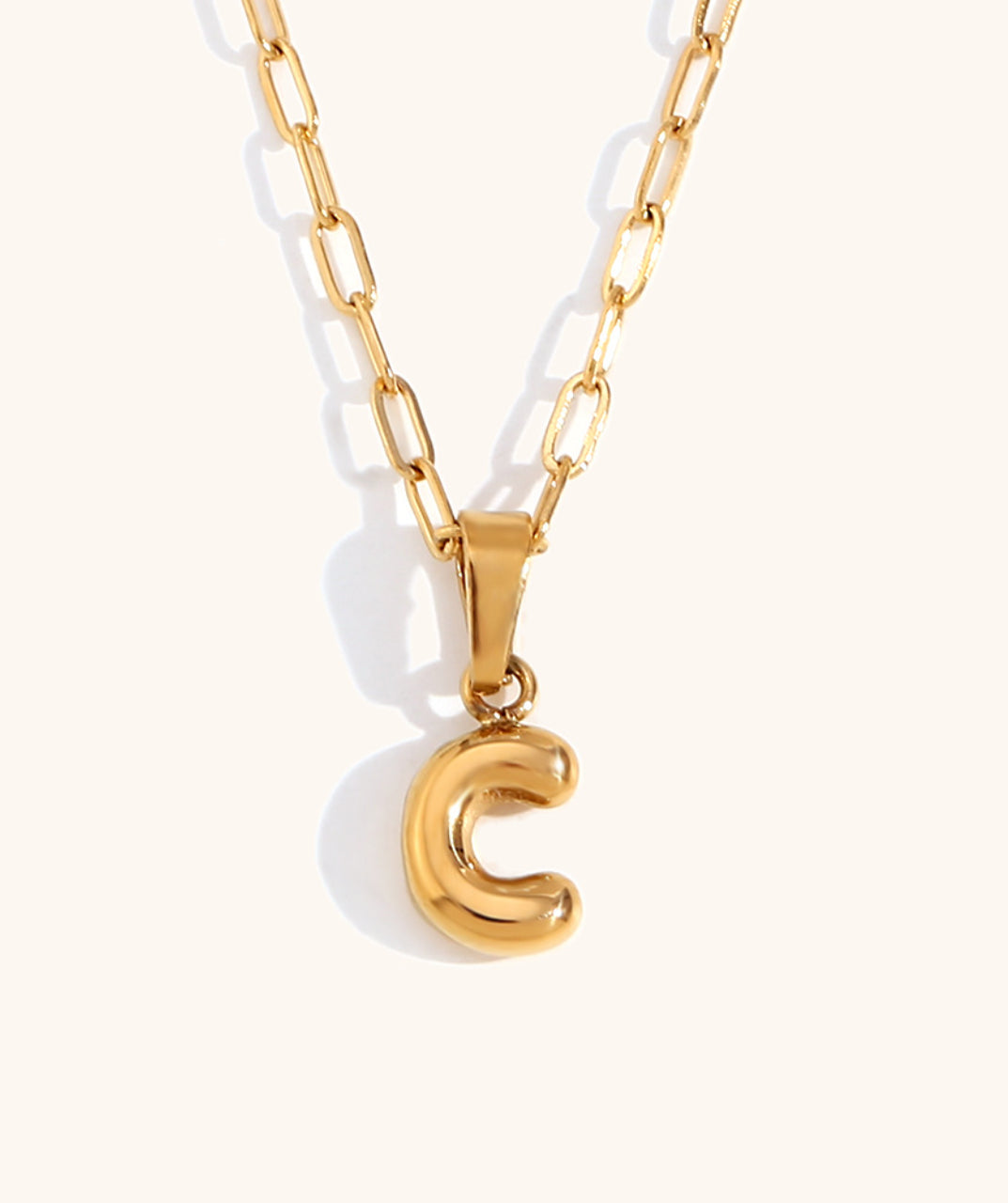 Letter Pendant Necklace