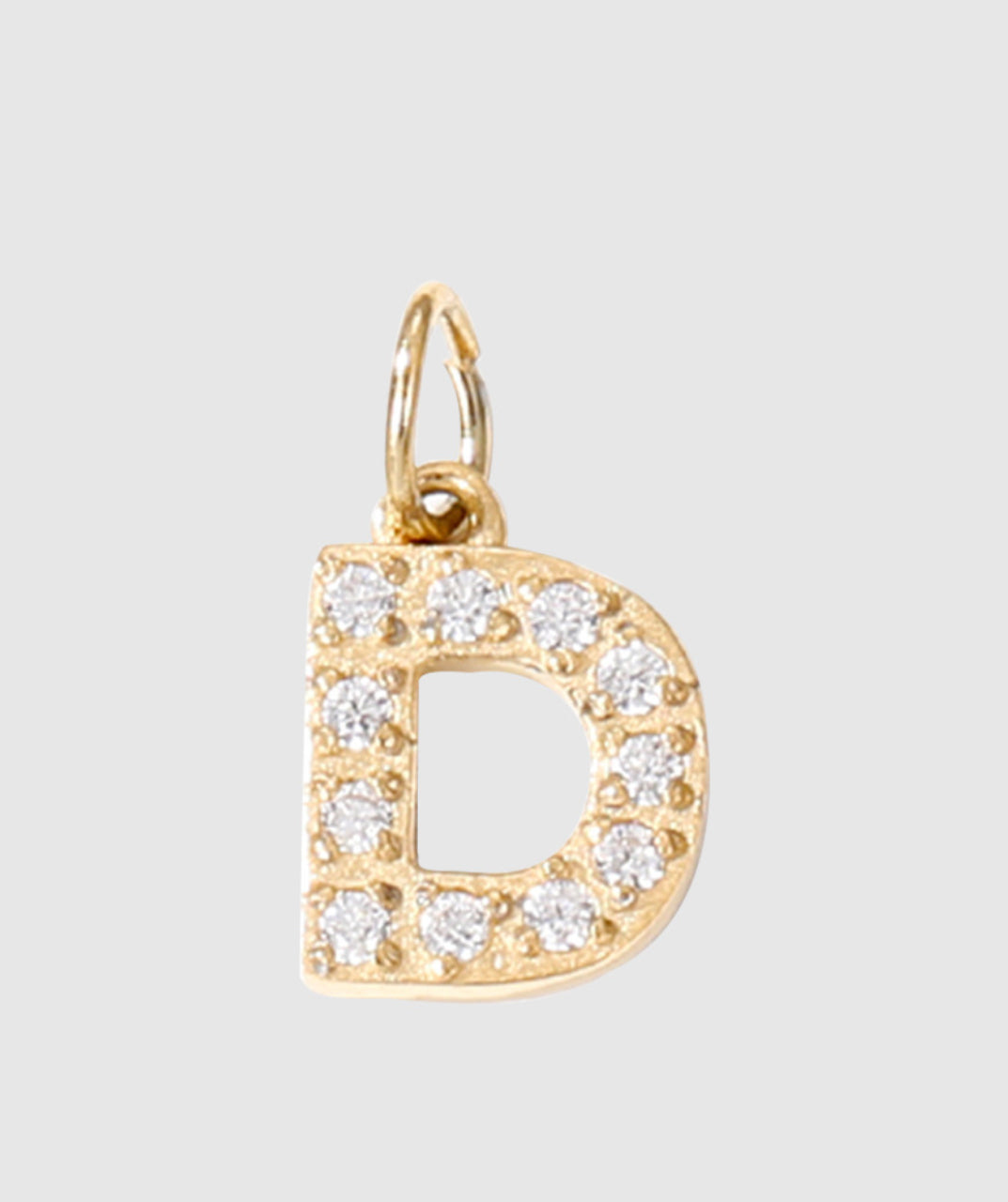 Diamond Letter Charm