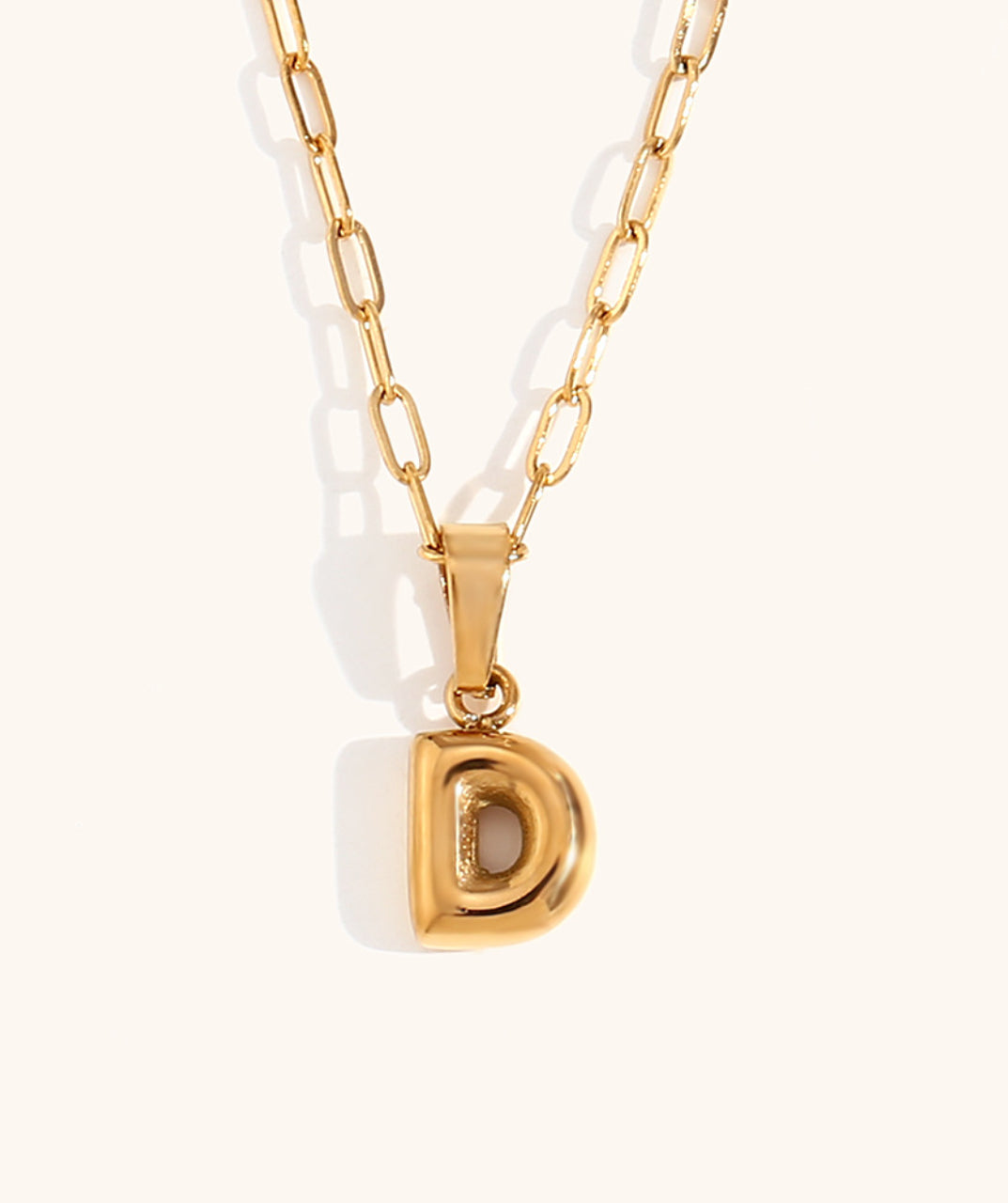 Letter Pendant Necklace