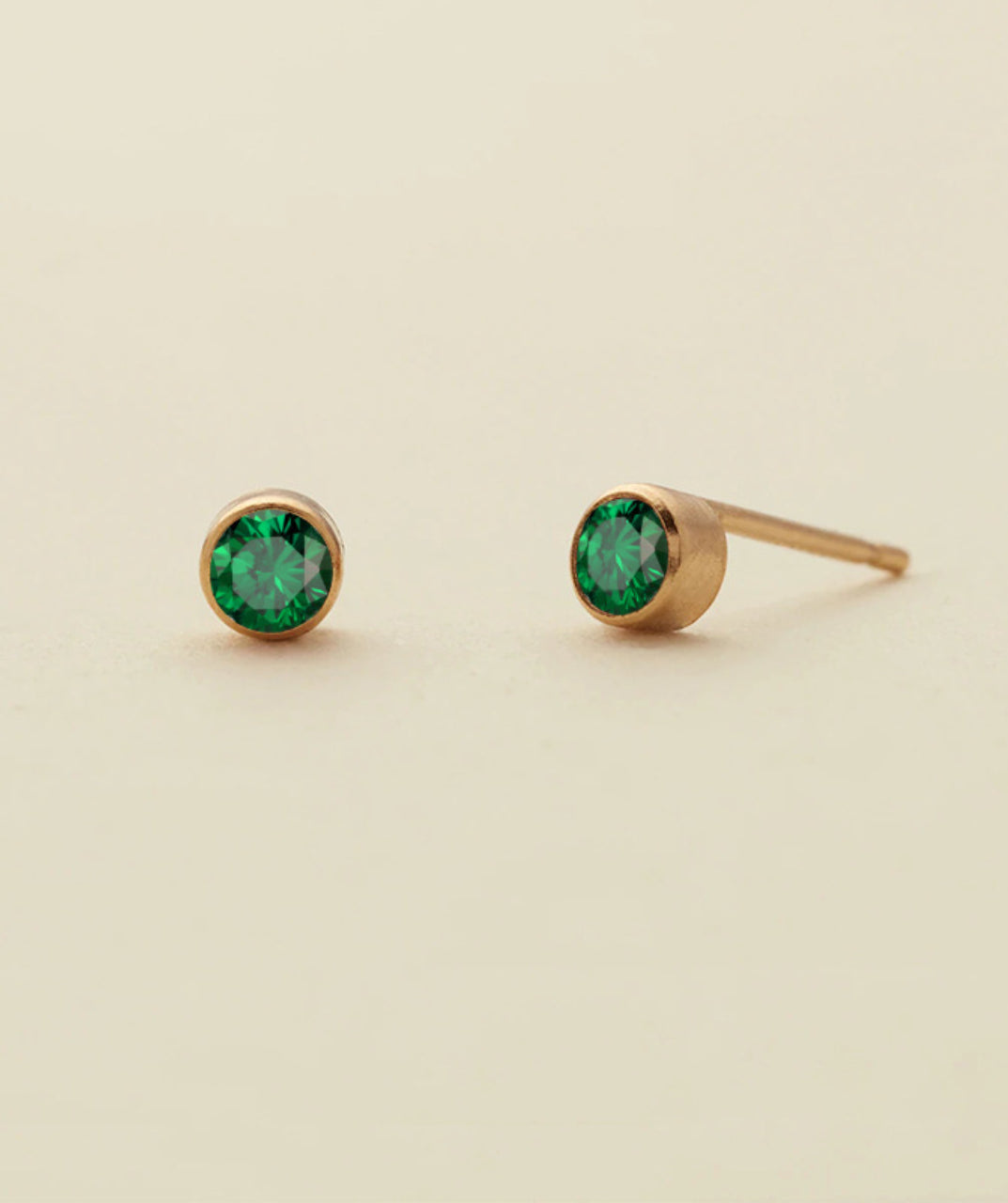 Birthstone Stud Earrings