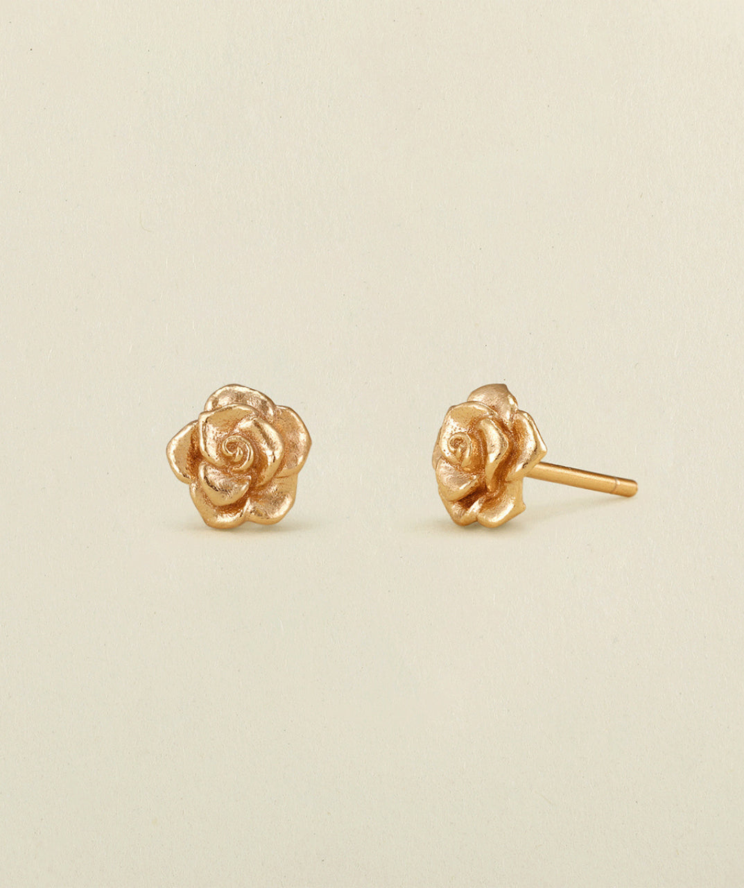 Copper Plated Stud Earrings