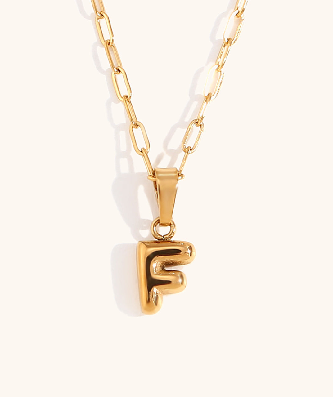 Letter Pendant Necklace