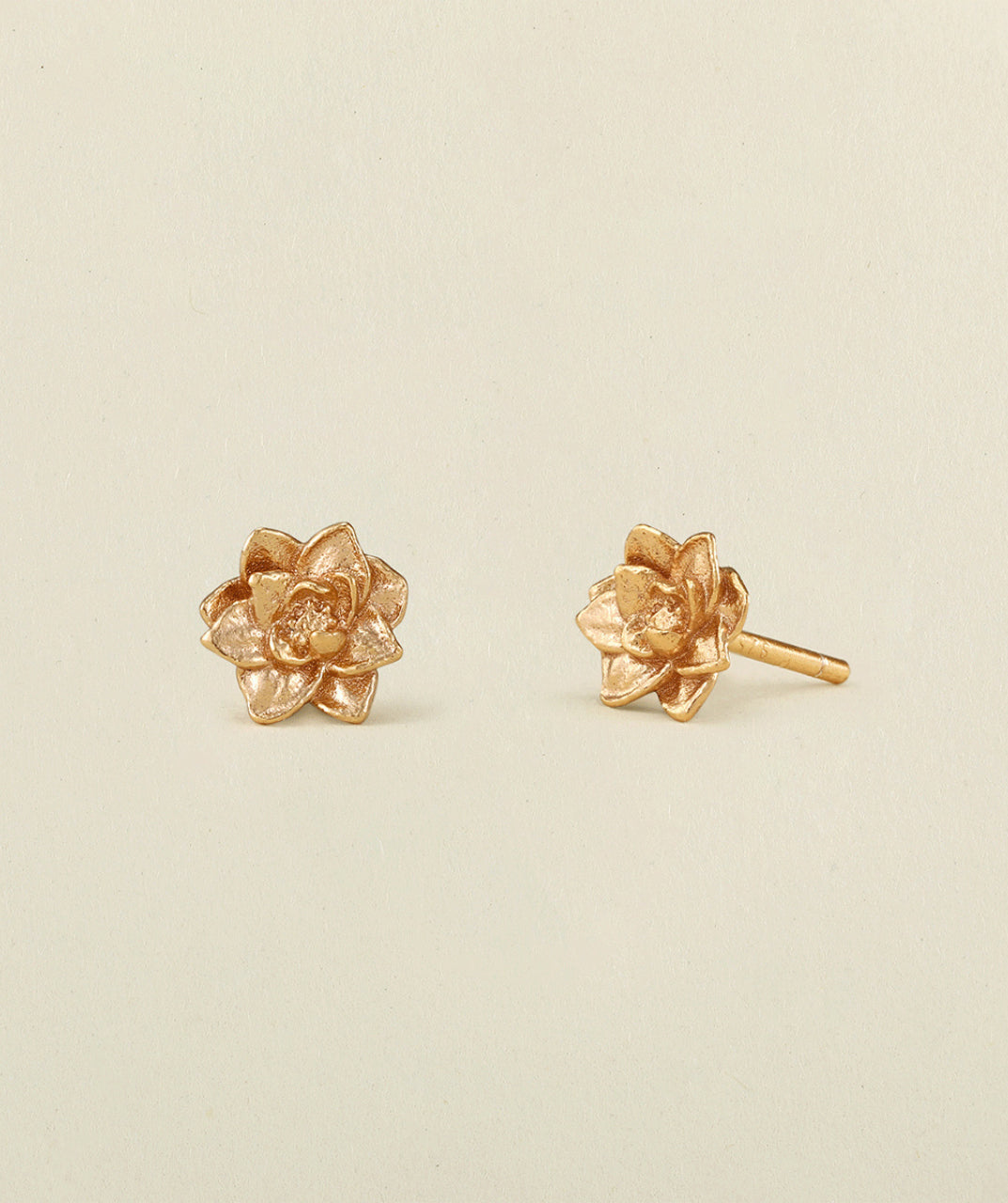 Copper Plated Stud Earrings