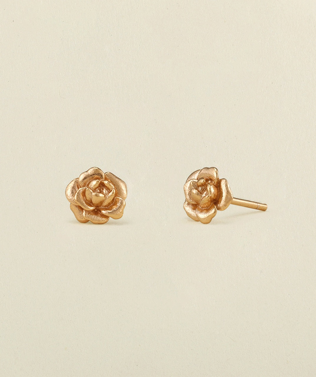 Copper Plated Stud Earrings