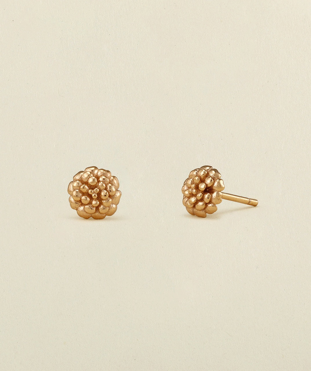 Copper Plated Stud Earrings