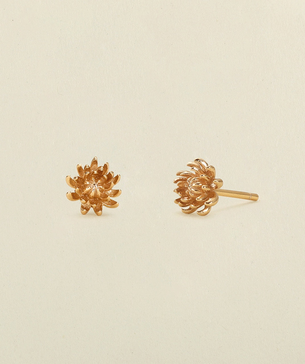 Copper Plated Stud Earrings