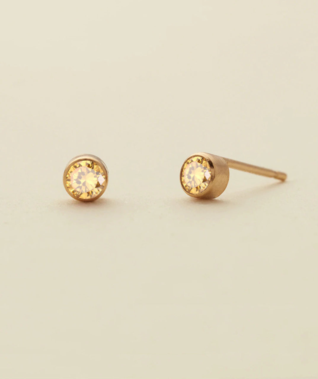 Birthstone Stud Earrings