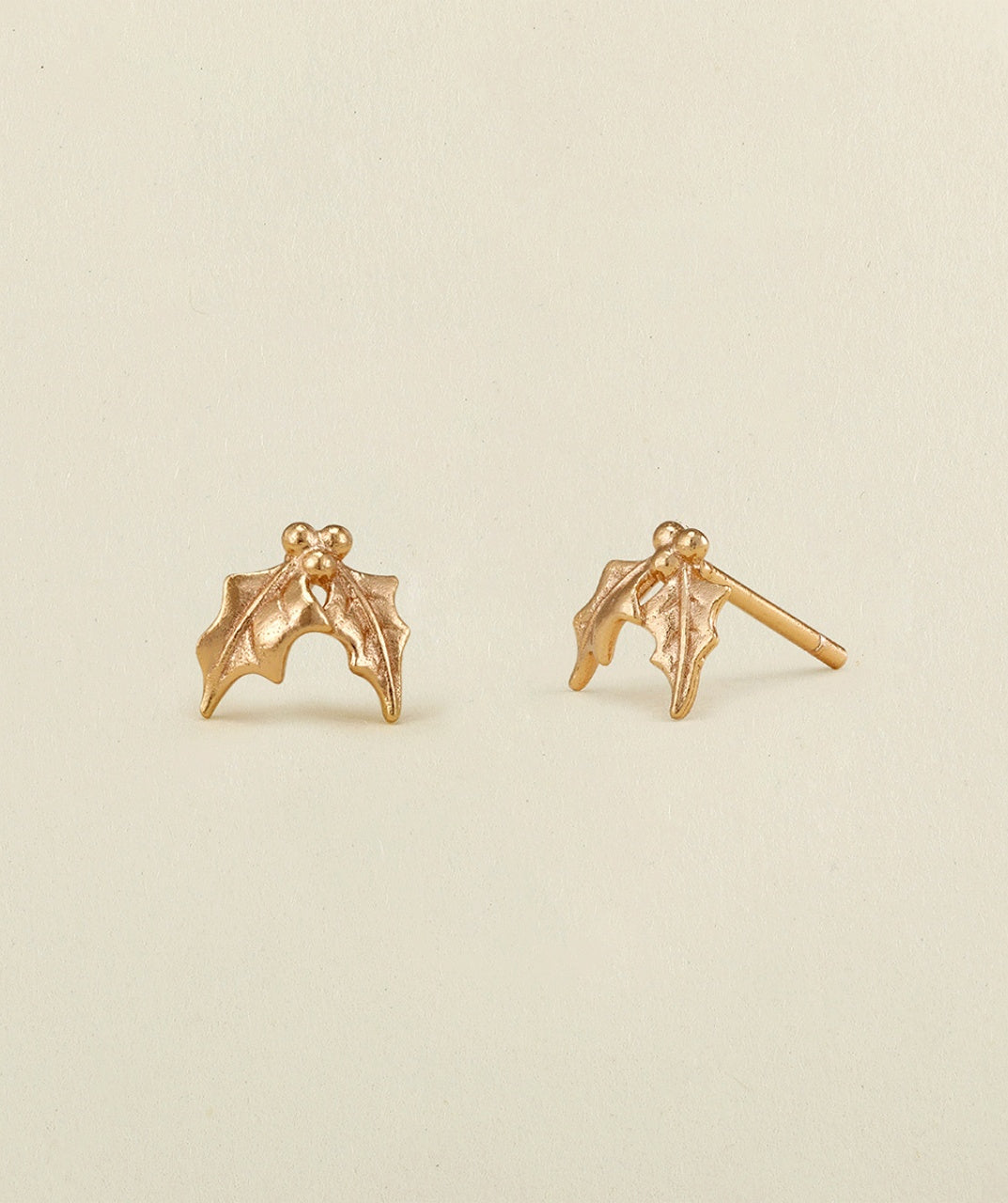 Copper Plated Stud Earrings