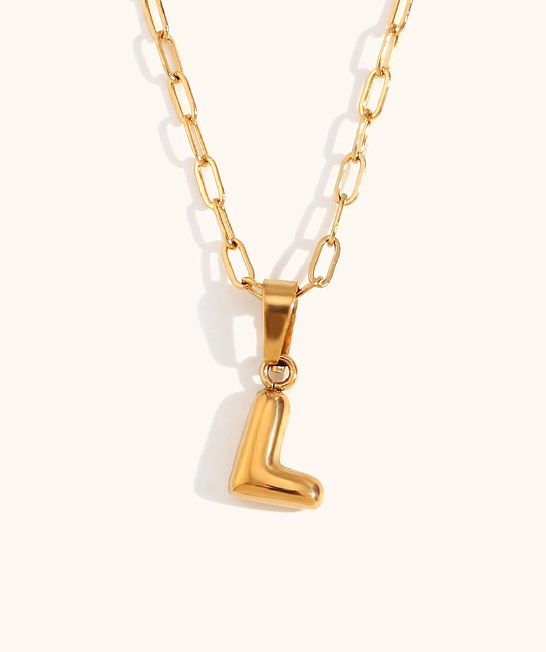 Letter Pendant Necklace