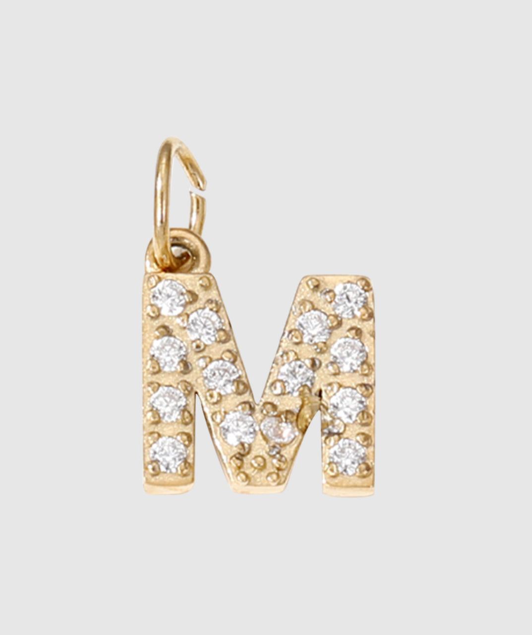 Diamond Letter Charm