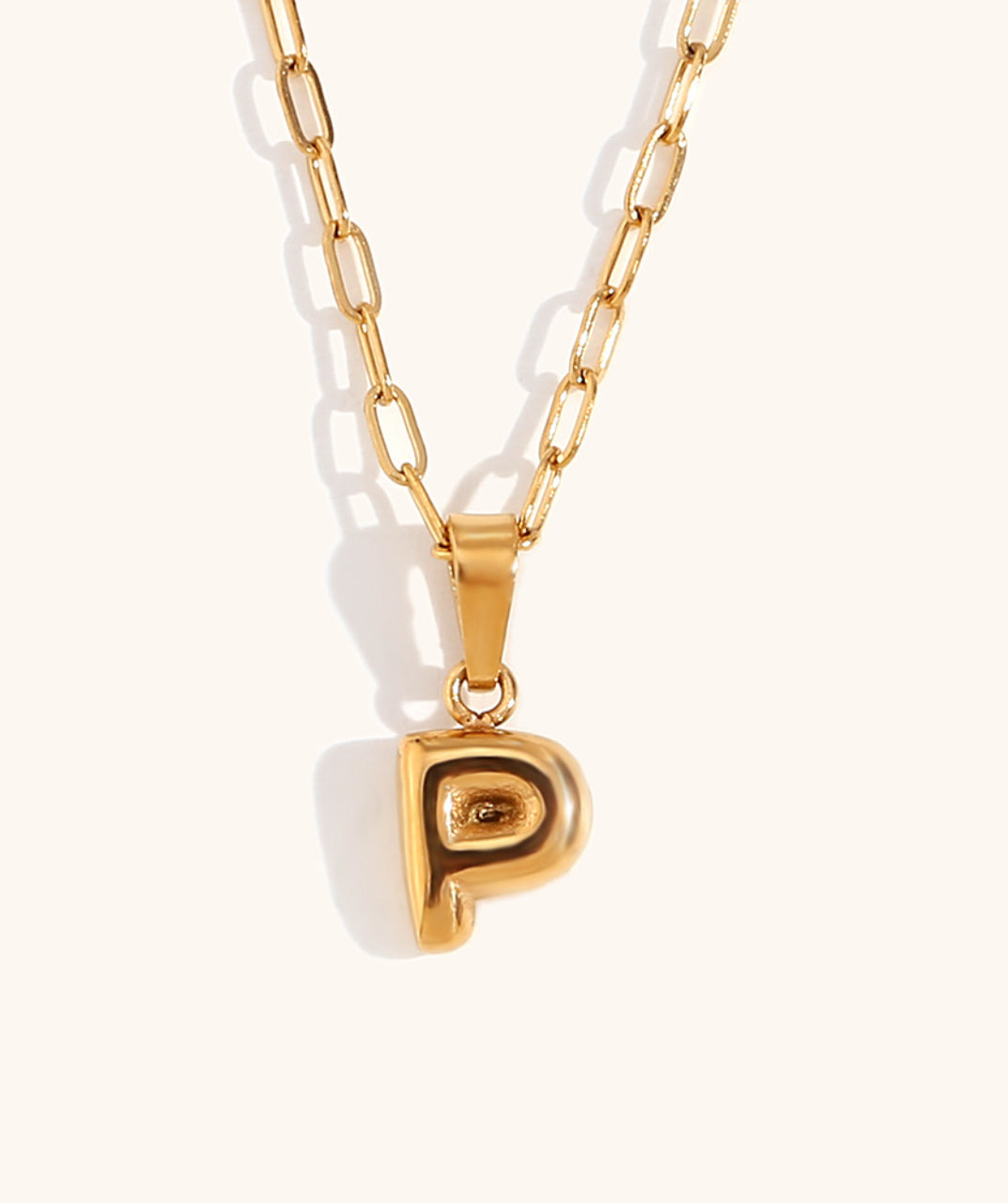 Letter Pendant Necklace