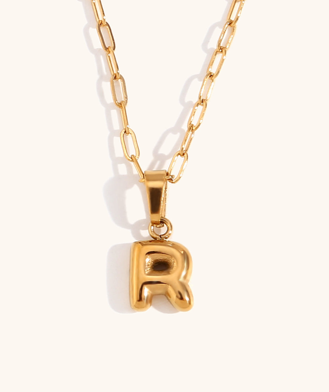 Letter Pendant Necklace