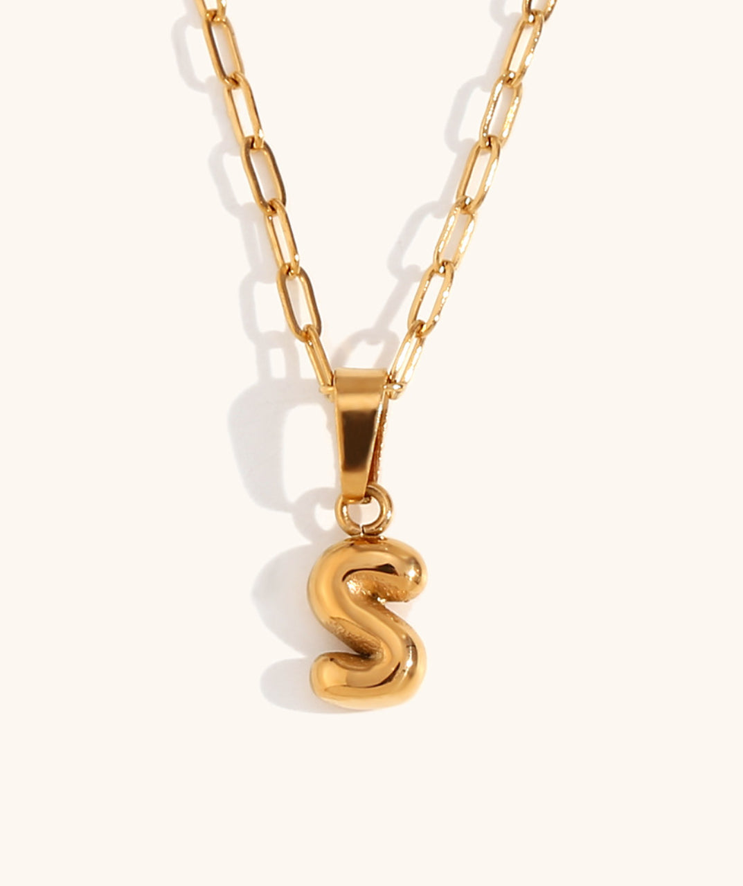 Letter Pendant Necklace