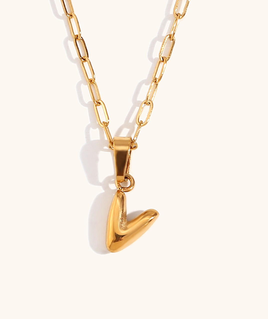 Letter Pendant Necklace