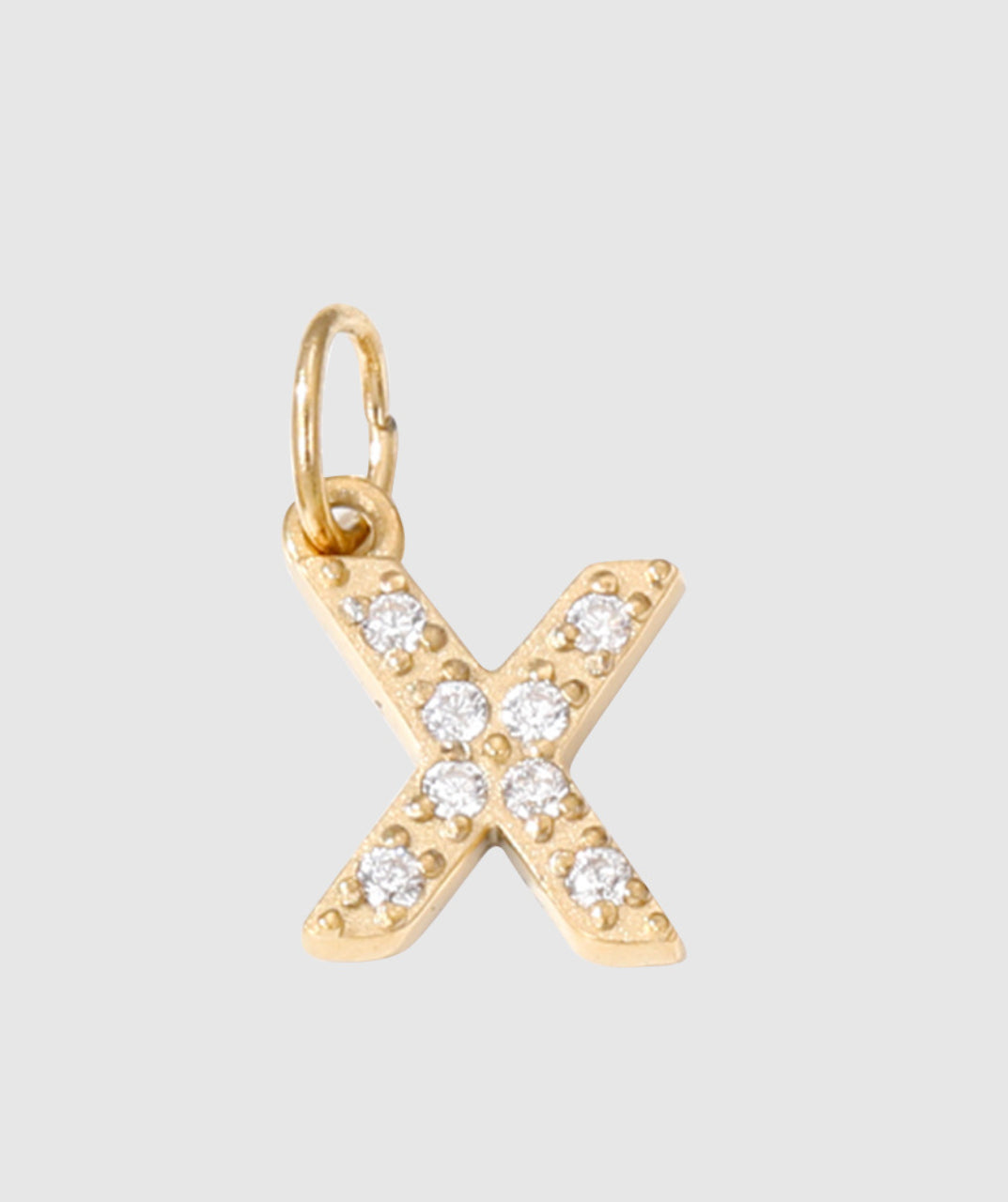 Diamond Letter Charm