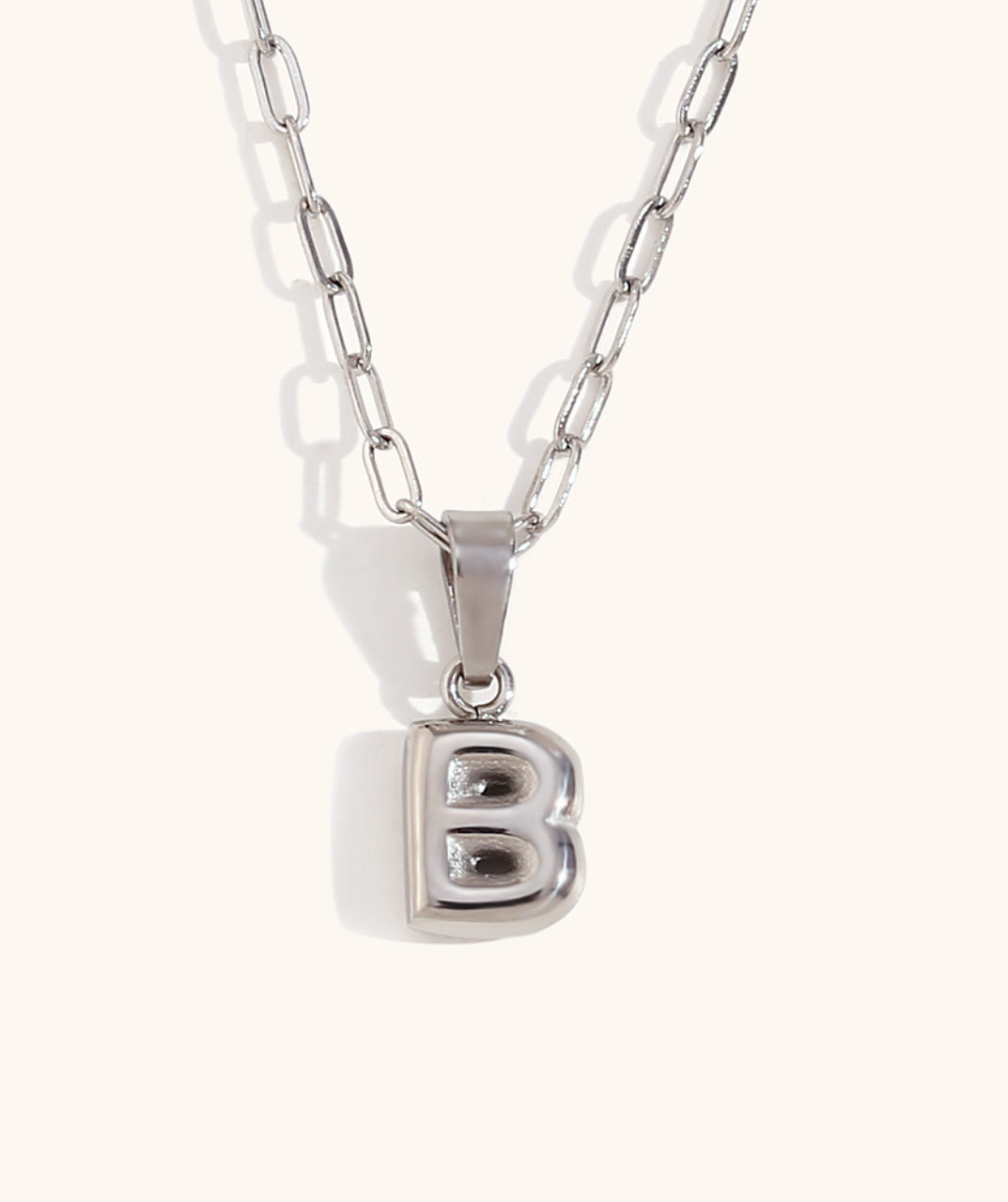 Letter Pendant Necklace