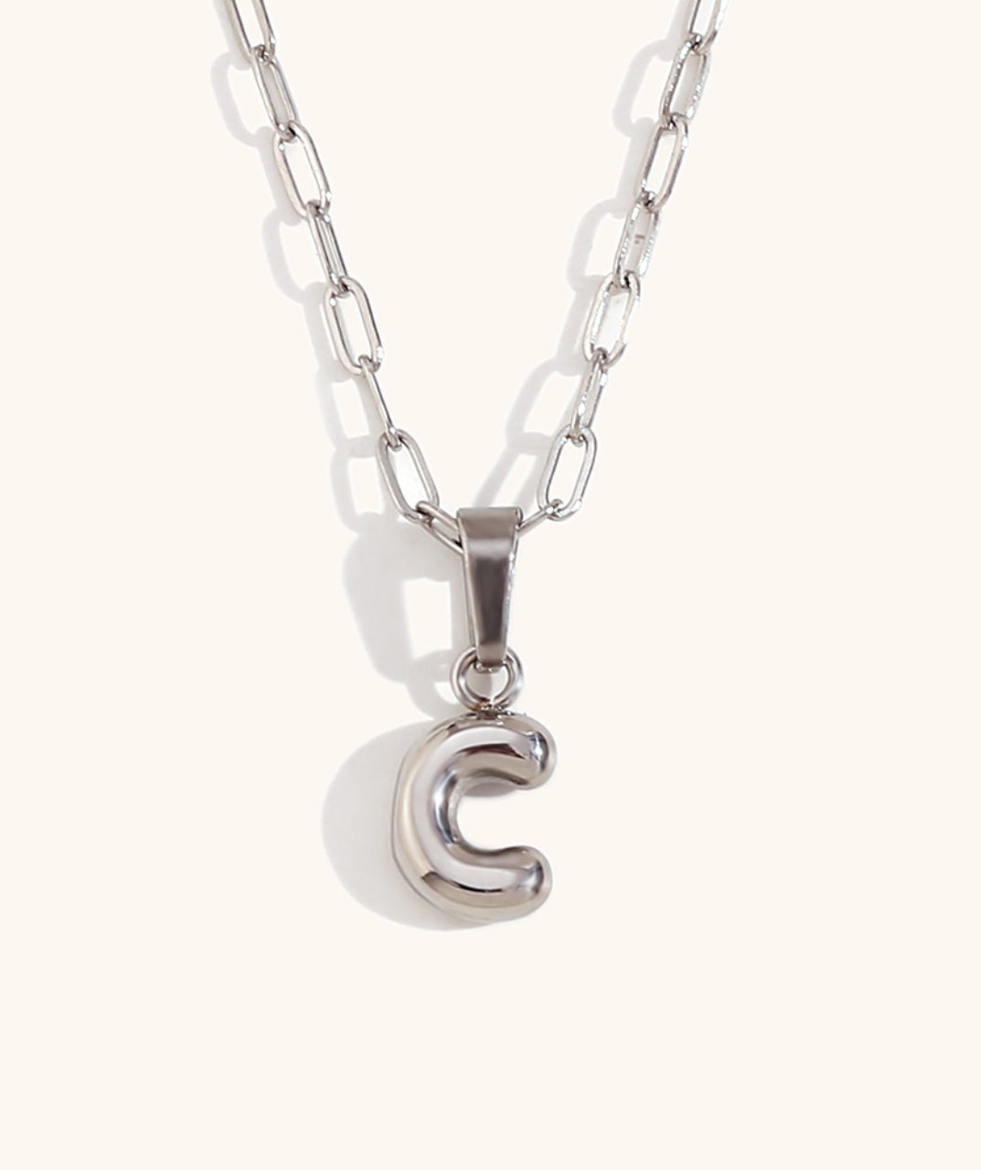 Letter Pendant Necklace