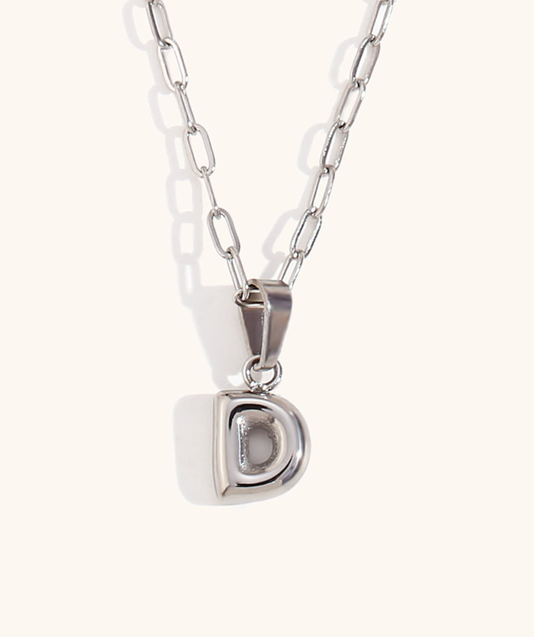 Letter Pendant Necklace