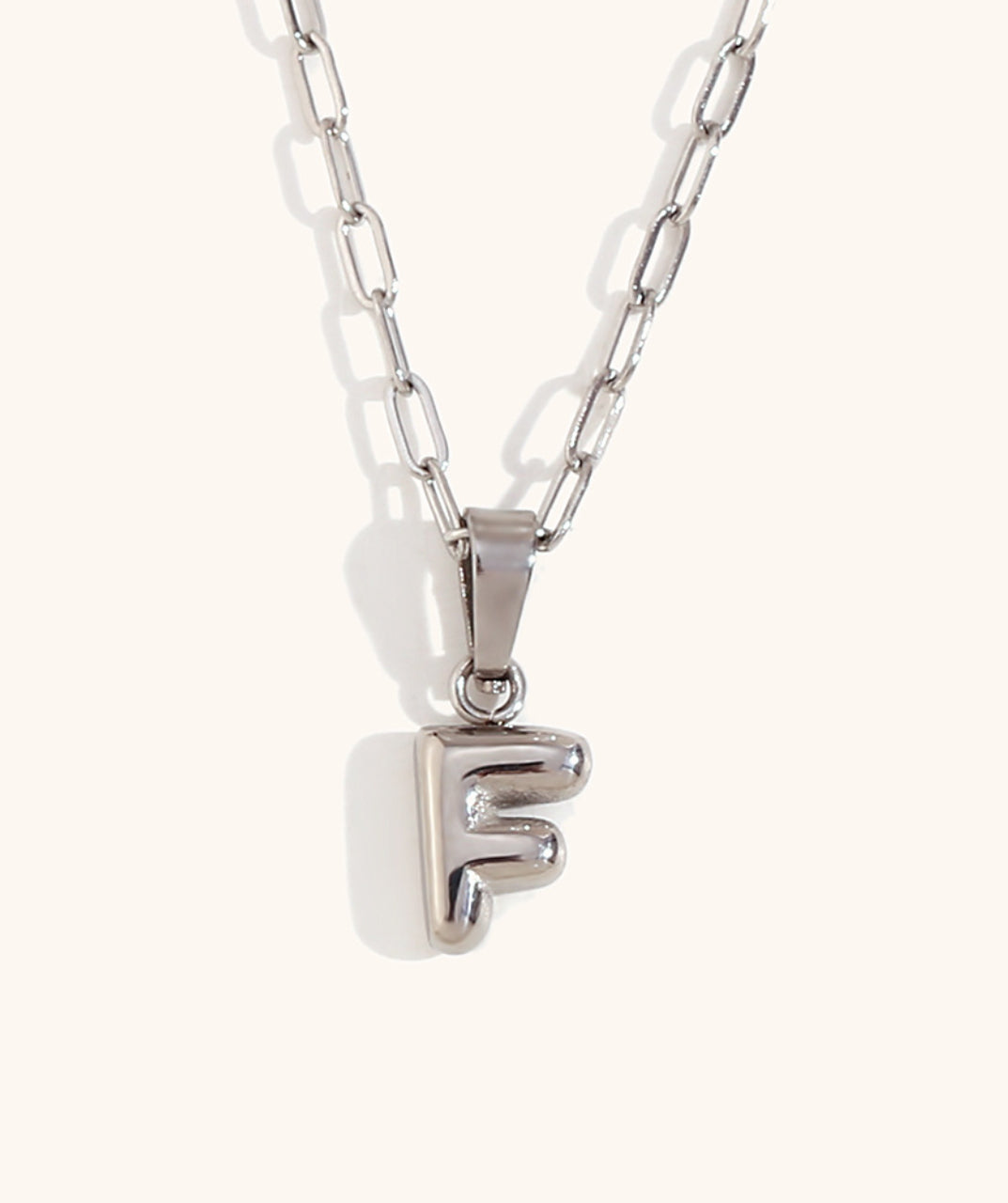 Letter Pendant Necklace