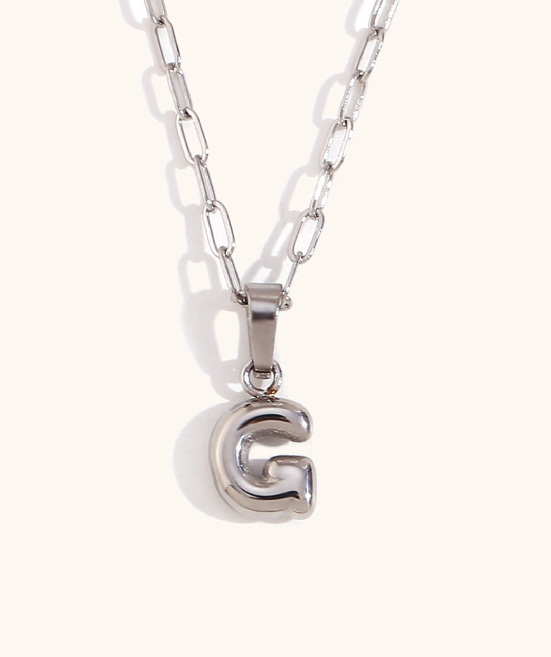 Letter Pendant Necklace