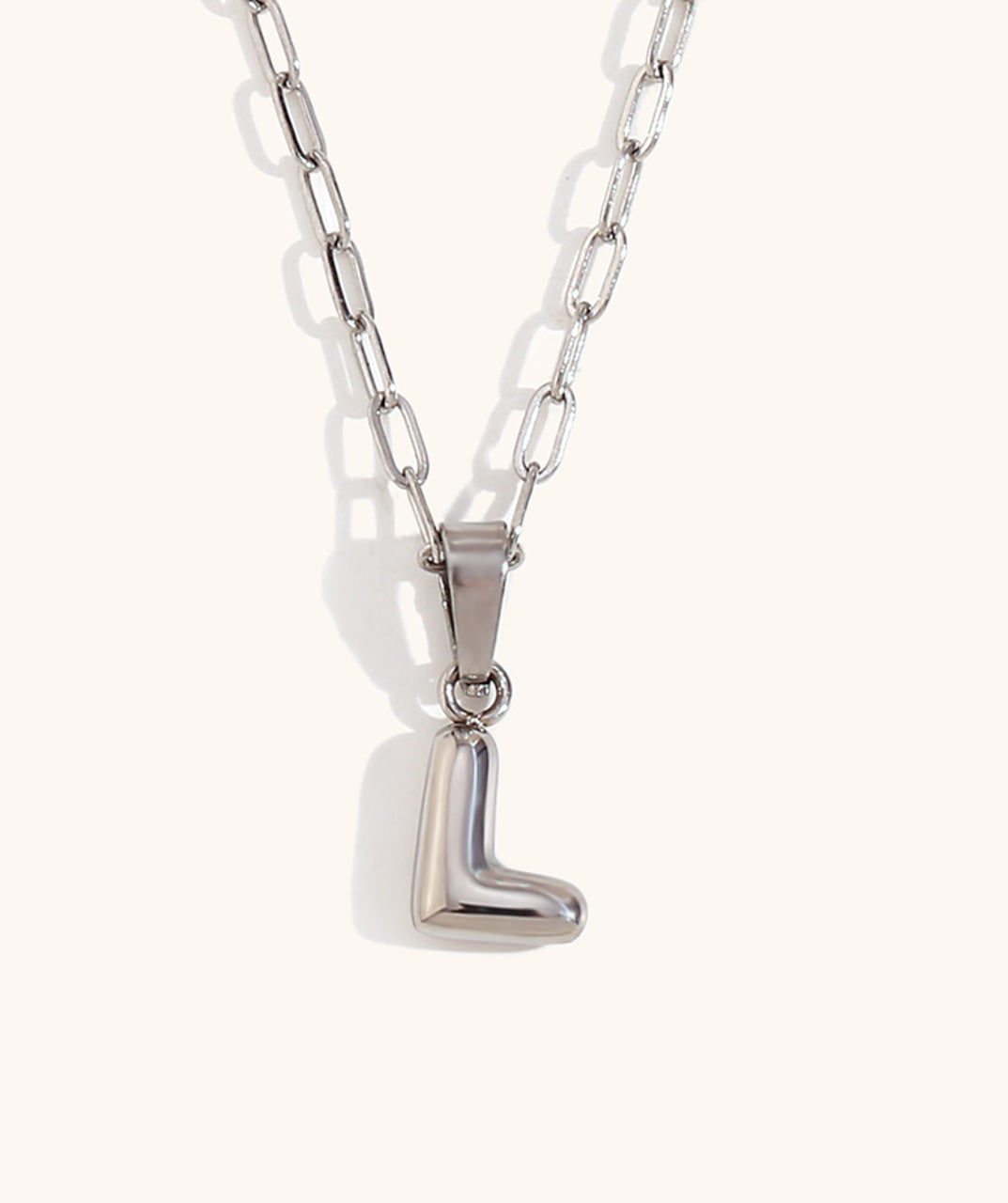 Letter Pendant Necklace