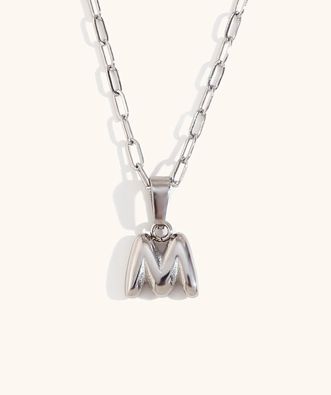 Letter Pendant Necklace