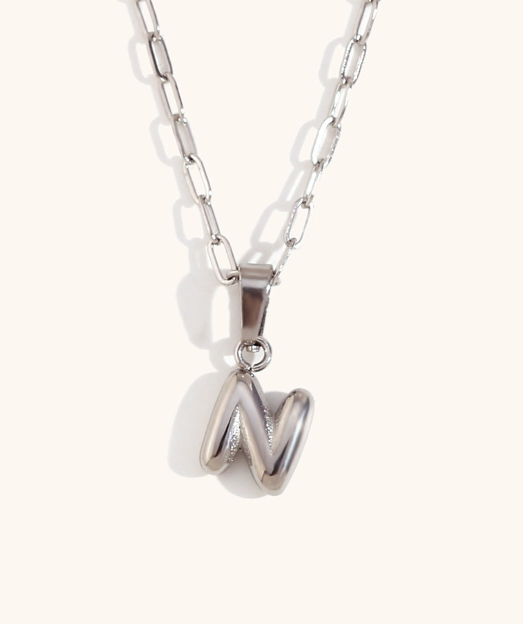 Letter Pendant Necklace