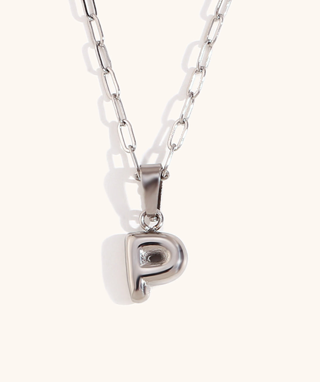 Letter Pendant Necklace