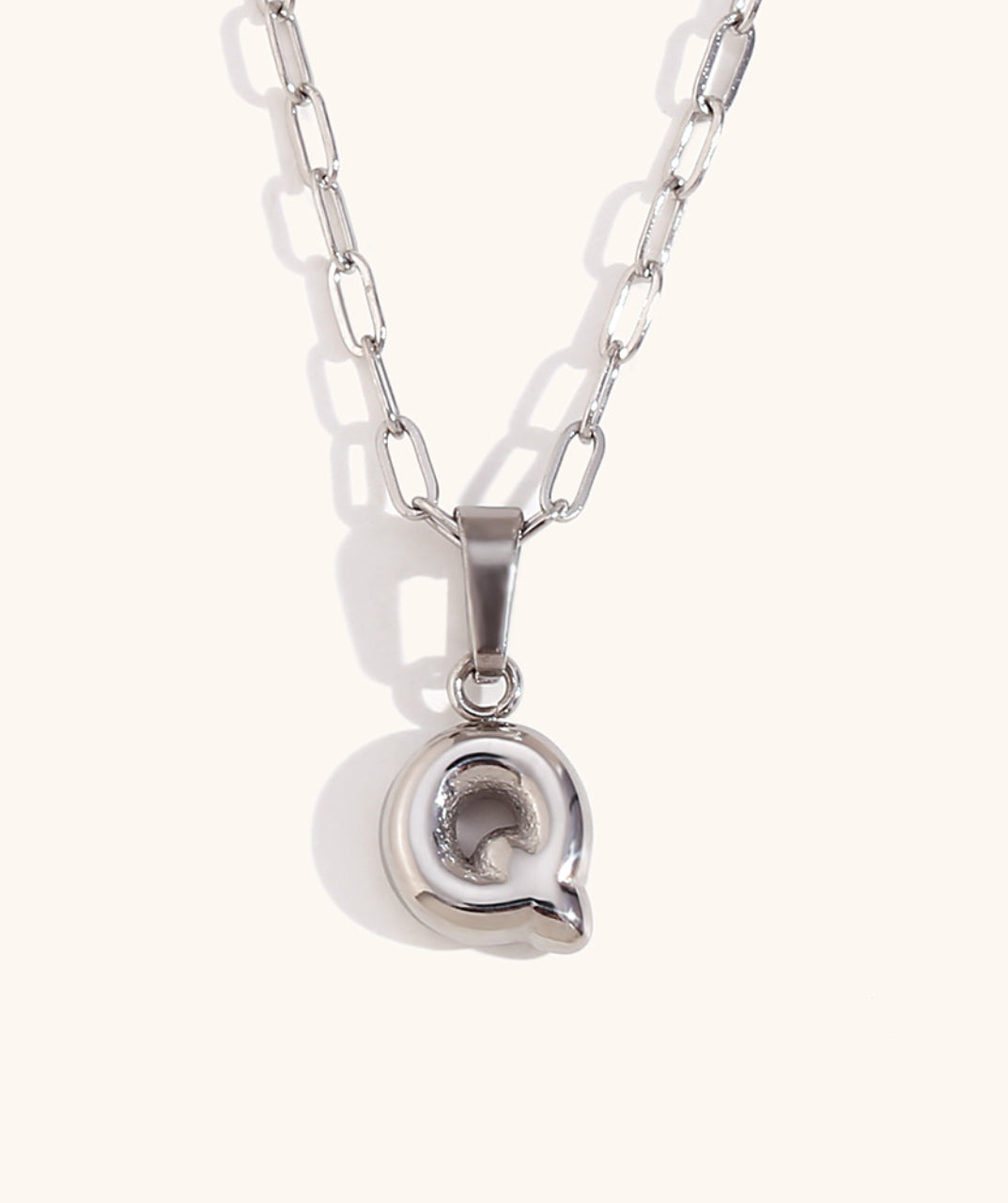 Letter Pendant Necklace