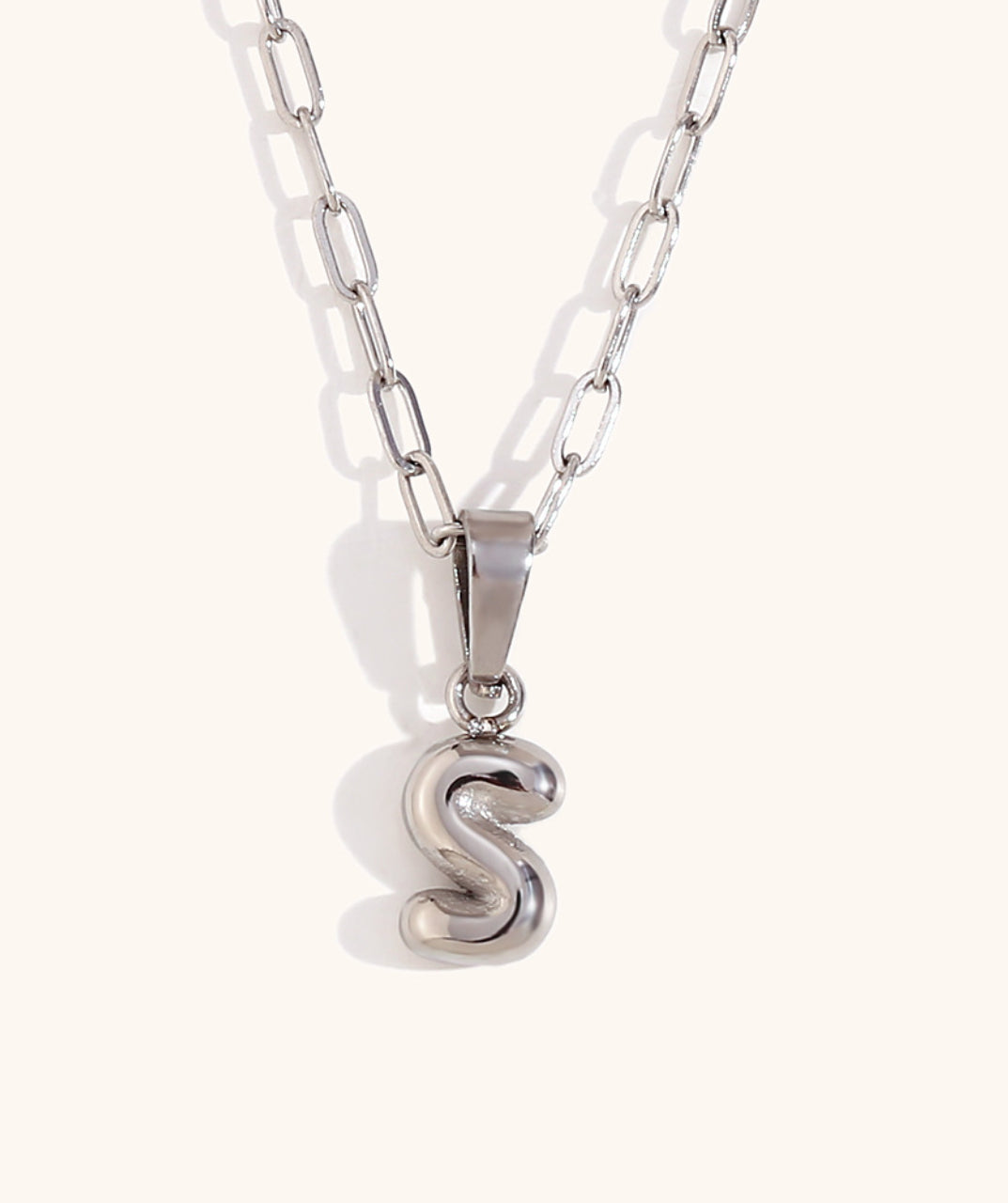 Letter Pendant Necklace