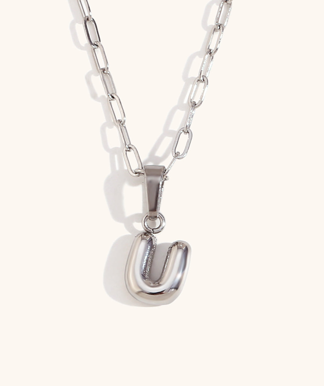 Letter Pendant Necklace