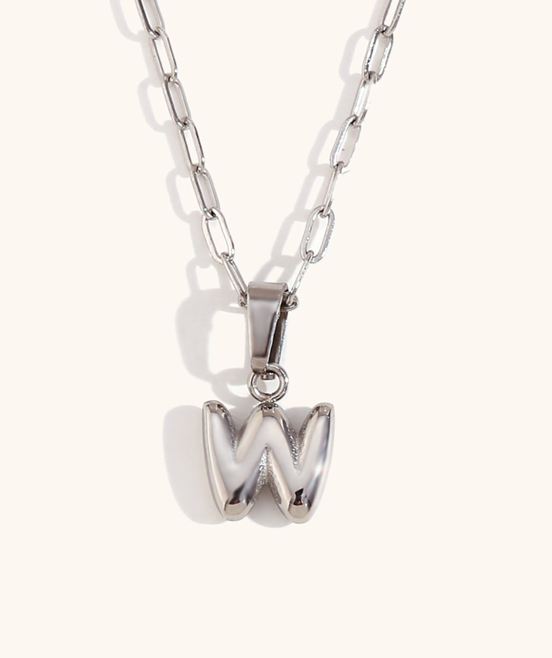 Letter Pendant Necklace