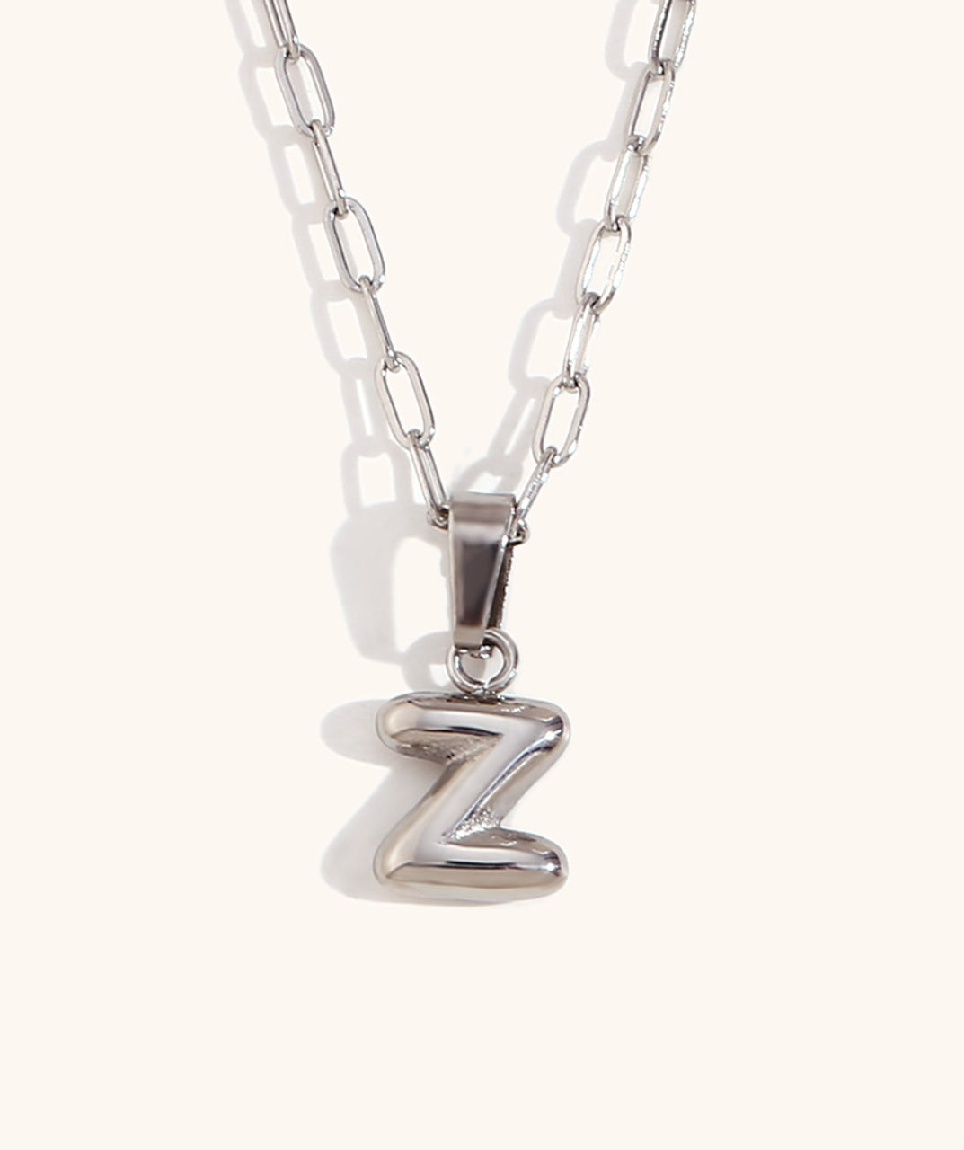 Letter Pendant Necklace