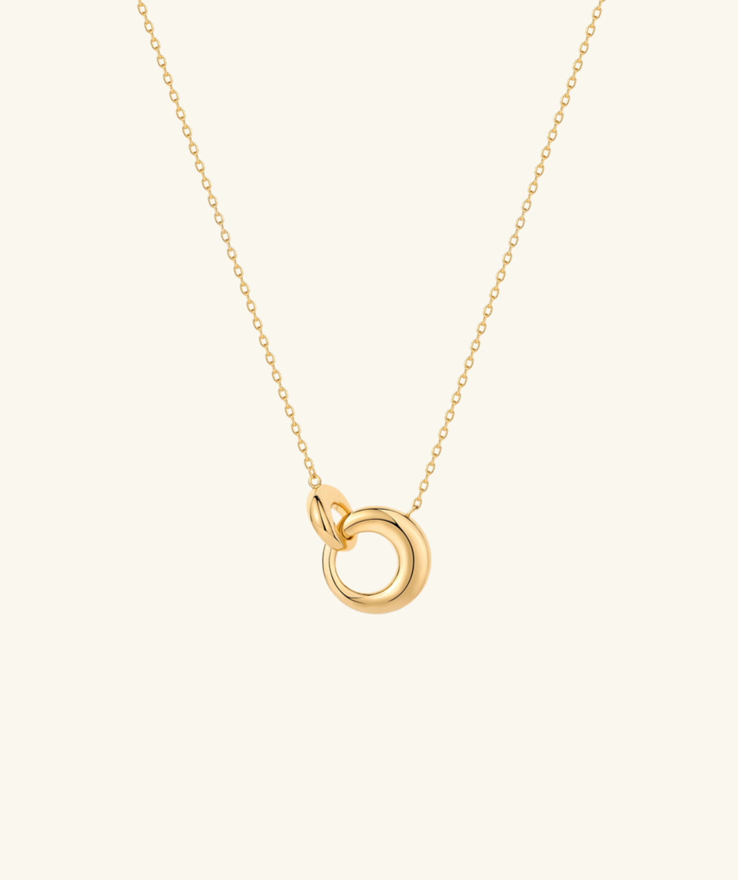 Interlocking Circles Pendant Necklace