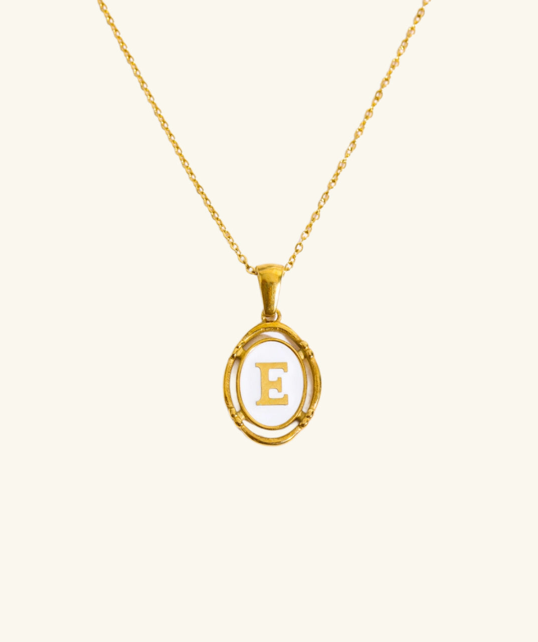 Letter Pendant Necklace